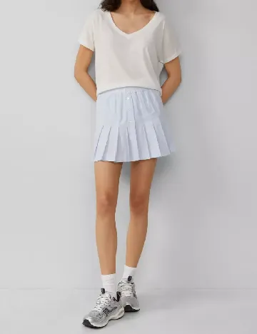 Bluza Q/S, alb Alb