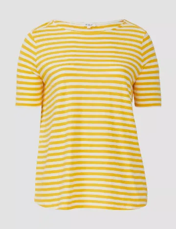 Tricou s.Oliver Plus Size, galben Galben