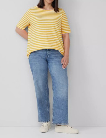 Tricou s.Oliver Plus Size, galben