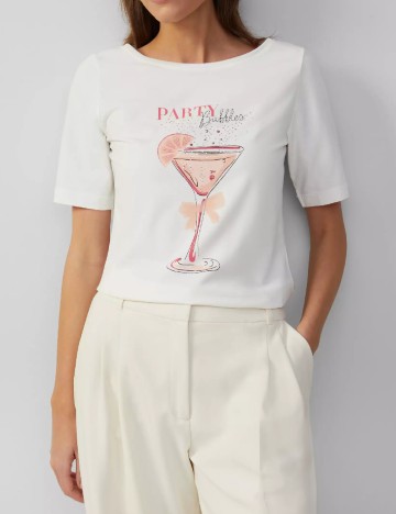 Tricou s.Oliver, alb