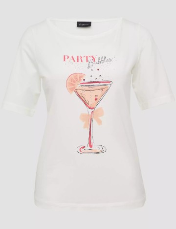 Tricou s.Oliver, alb