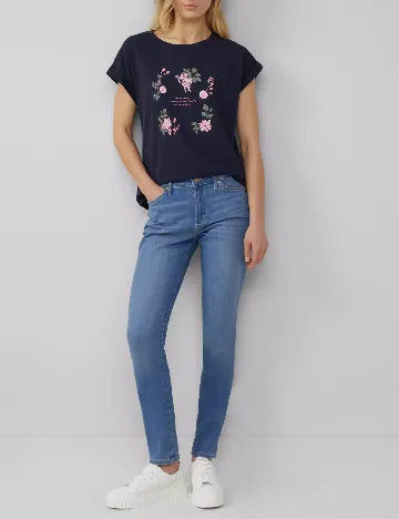 Tricou s.Oliver, bleumarin Albastru