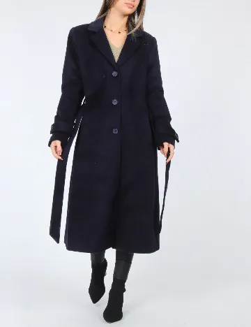 Palton Only, bleumarin Albastru