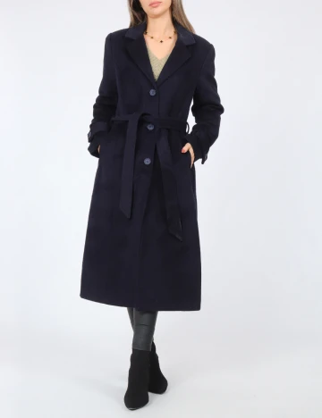 Palton Only, bleumarin Albastru