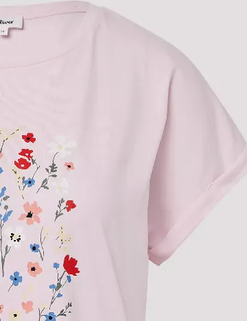 Tricou s.Oliver, roz Roz