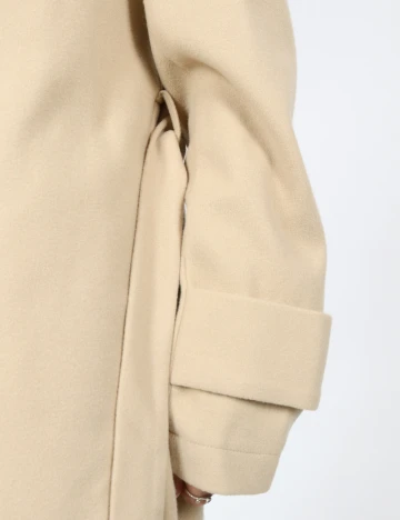 Palton Pieces, crem Crem