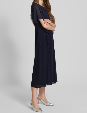Rochie medie s.Oliver, bleumarin inchis