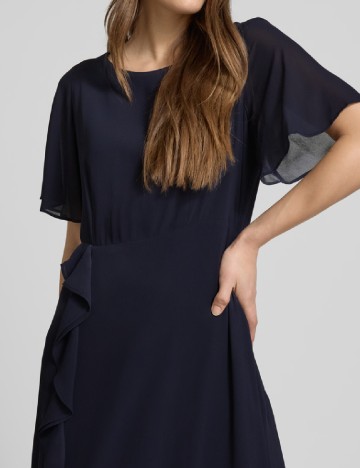 Rochie medie s.Oliver, bleumarin inchis
