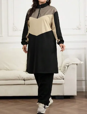 Compleu SHEIN CURVE, negru Negru