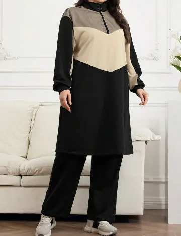 Compleu SHEIN CURVE, negru Negru