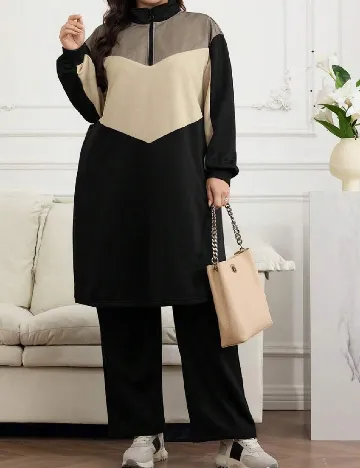 Compleu SHEIN CURVE, negru Negru