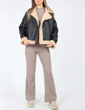 Jacheta Bershka, negru Negru