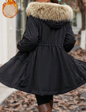 Geaca SHEIN CURVE, negru