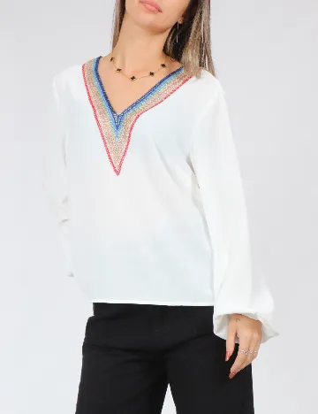 Bluza SHEIN, alb Alb