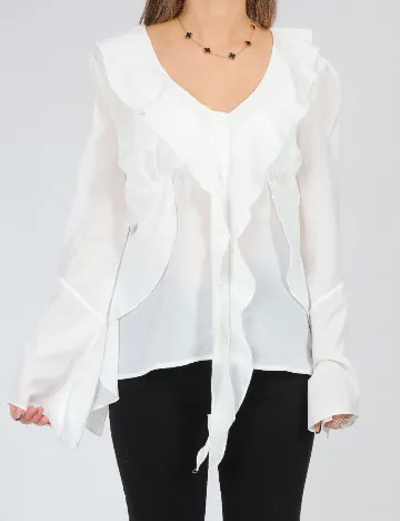 Bluza SHEIN, alb Alb