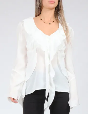 Bluza SHEIN, alb Alb