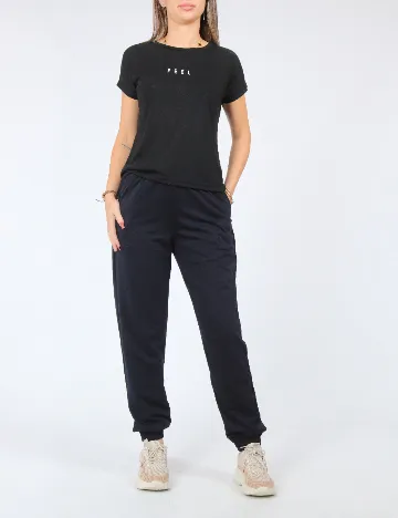 Set pantaloni 2 perechi SHEIN, negru/crem Mix culori