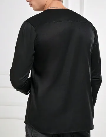 Camasa SHEIN, negru Negru
