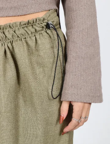 Pantaloni SHEIN, verde Verde