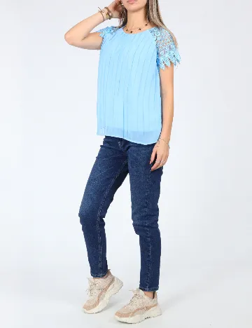 Bluza SHEIN, albastru Albastru