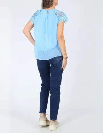 Bluza SHEIN, albastru Albastru