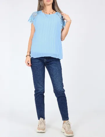 Bluza SHEIN, albastru Albastru