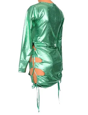 Rochie scurta Vegas, verde Verde