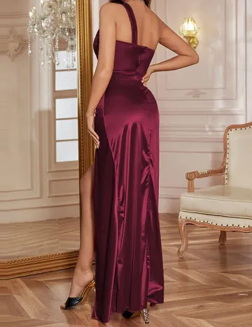 Rochie lunga SHEIN, visiniu Rosu