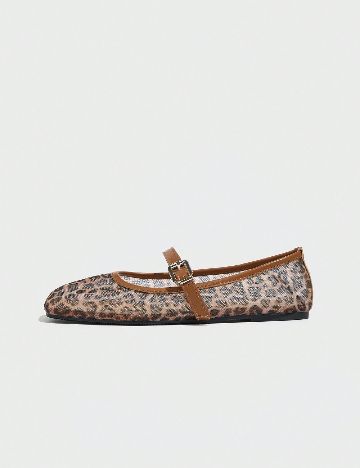 Balerini SHEIN, animal print