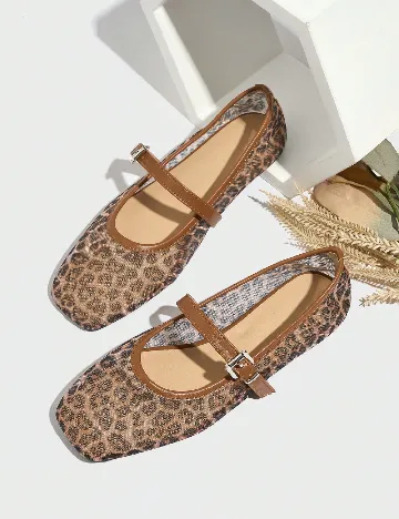Balerini SHEIN, animal print Animal print