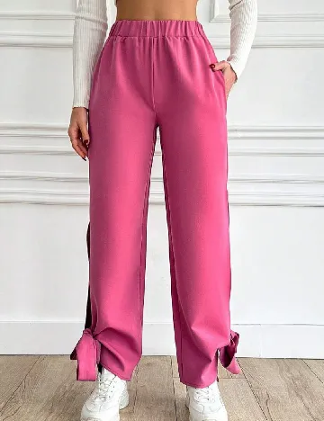 Pantaloni SHEIN, roz Roz
