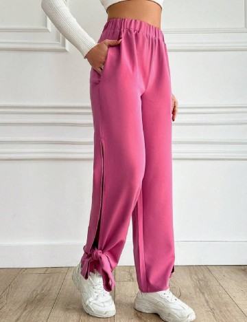 Pantaloni SHEIN, roz