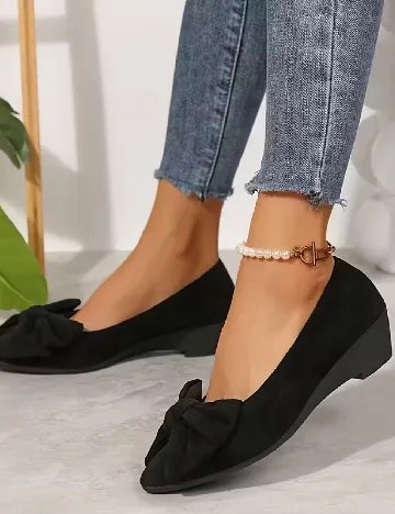 Balerini SHEIN, negru Negru
