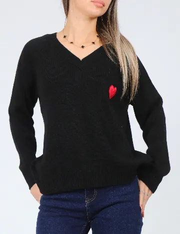 Pulover SHEIN, negru Negru