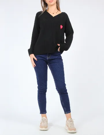 Pulover SHEIN, negru Negru
