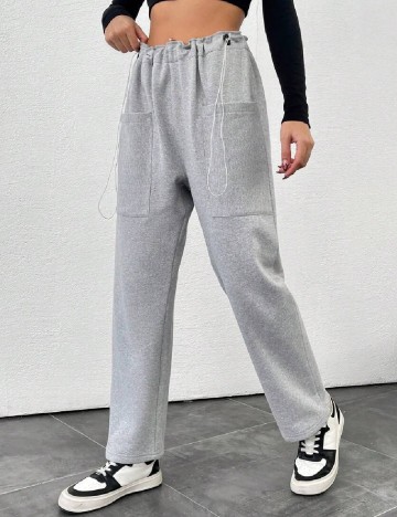 Pantaloni SHEIN, gri