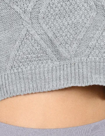 Bluza SHEIN, gri deschis Gri