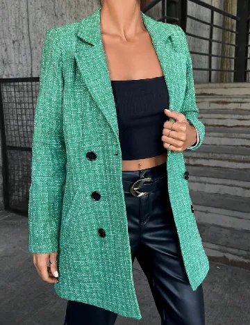 Sacou SHEIN, verde Verde