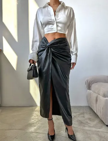 Fusta SHEIN, negru Negru