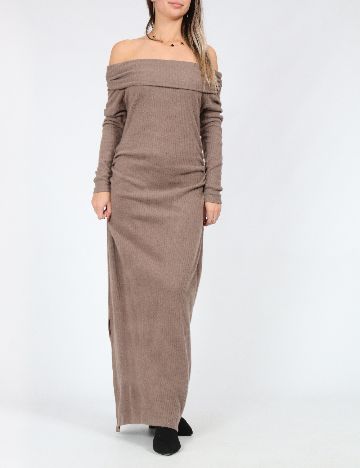 Rochie lunga SHEIN, maro