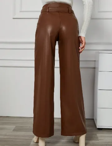 Pantaloni SHEIN, maro Maro