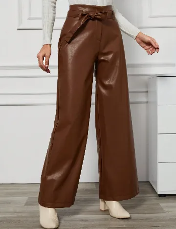 Pantaloni SHEIN, maro Maro