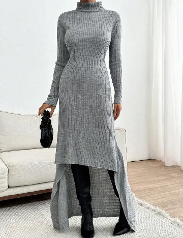 Rochie lunga SHEIN, gri Gri