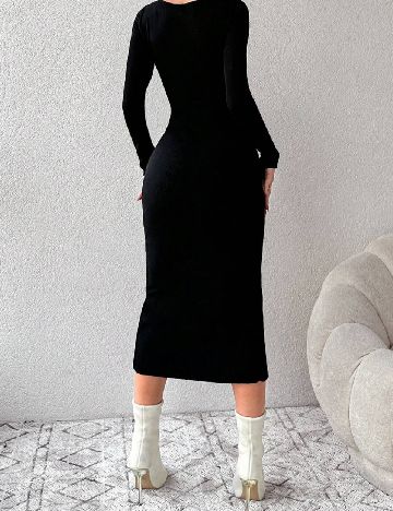 Rochie medie Modern Odds, negru