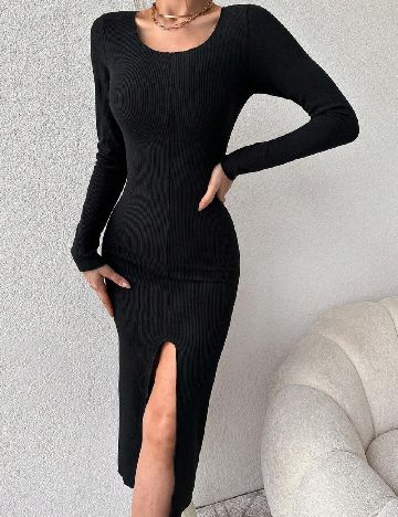Rochie medie Modern Odds, negru