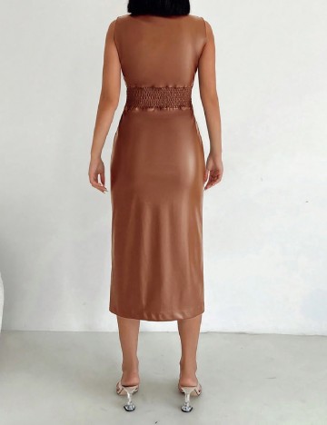 Rochie medie SHEIN, maro