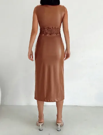 Rochie medie SHEIN, maro Maro