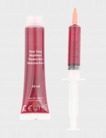 Set Seringa si Sange artificial pentru Halloween Goodmark Europe, rosu