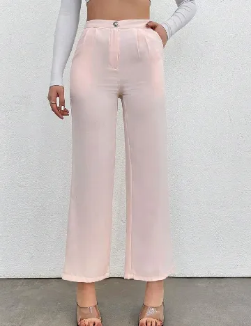 Pantaloni SHEIN, roz pal Roz