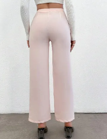 Pantaloni SHEIN, roz pal Roz